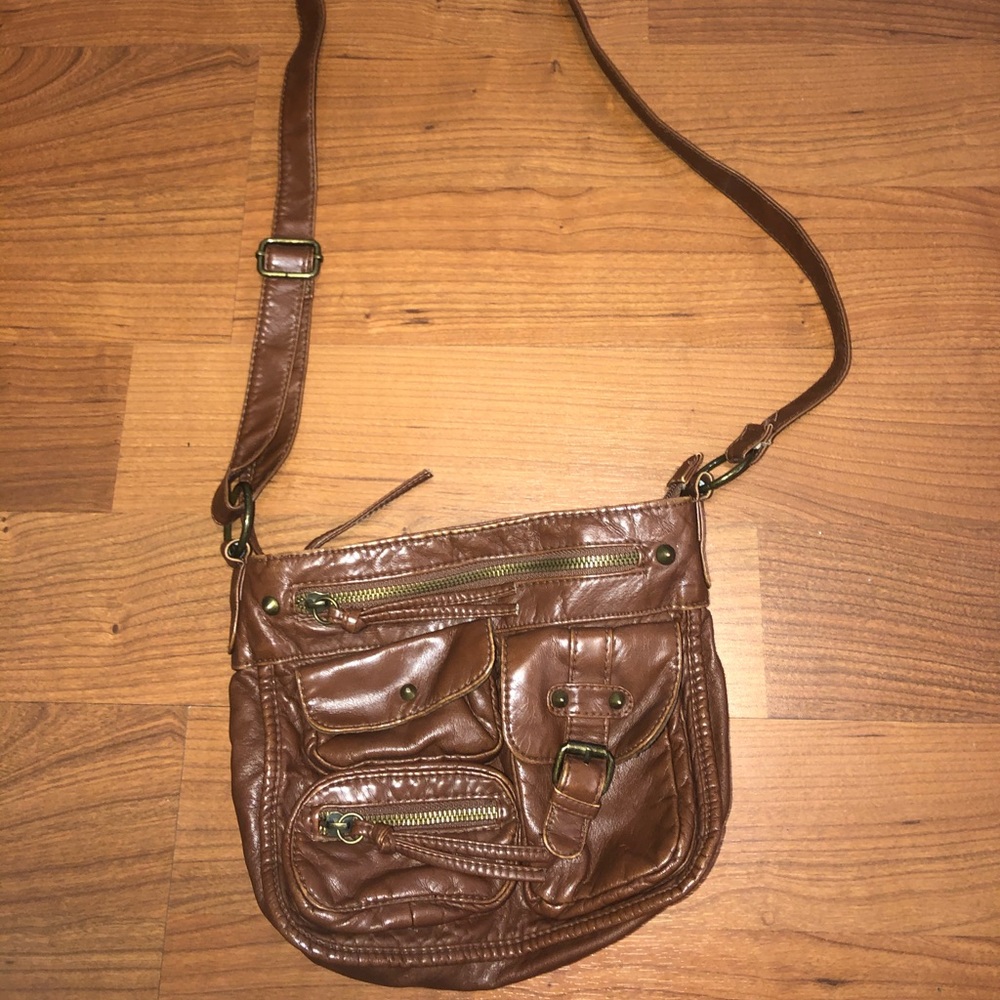 Brown Cross Over Purse